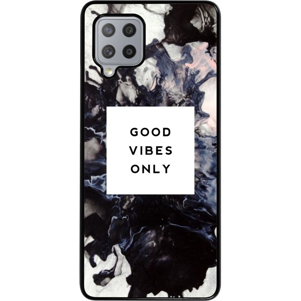 Coque Samsung Galaxy A42 5G - Marble Good Vibes Only