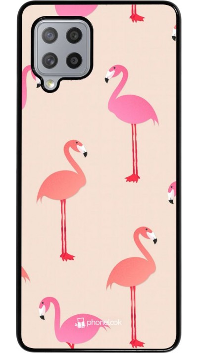 Coque Samsung Galaxy A42 5G - Pink Flamingos Pattern