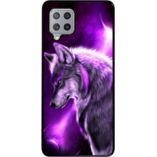 Hülle Samsung Galaxy A42 5G - Purple Sky Wolf