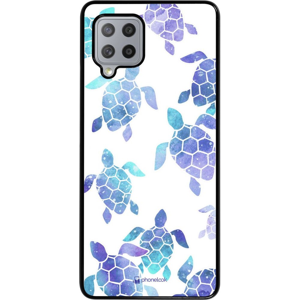 Coque Samsung Galaxy A42 5G - Turtles pattern watercolor