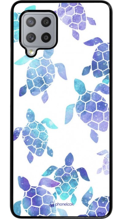 Coque Samsung Galaxy A42 5G - Turtles pattern watercolor
