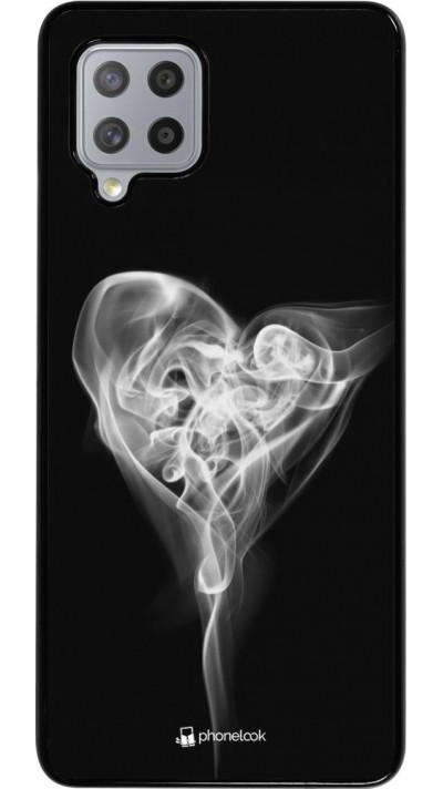 Coque Samsung Galaxy A42 5G - Valentine 2022 Black Smoke