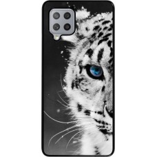 Coque Samsung Galaxy A42 5G - White tiger blue eye