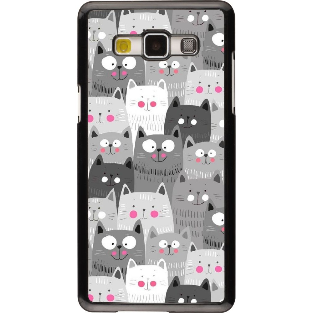 Coque Samsung Galaxy A5 (2015) - Chats gris troupeau