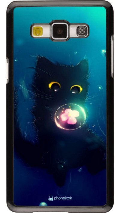 Hülle Samsung Galaxy A5 (2015) - Cute Cat Bubble