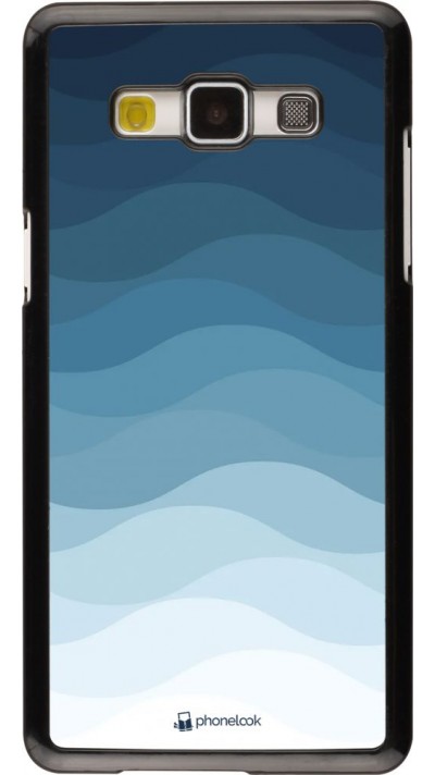 Hülle Samsung Galaxy A5 (2015) - Flat Blue Waves