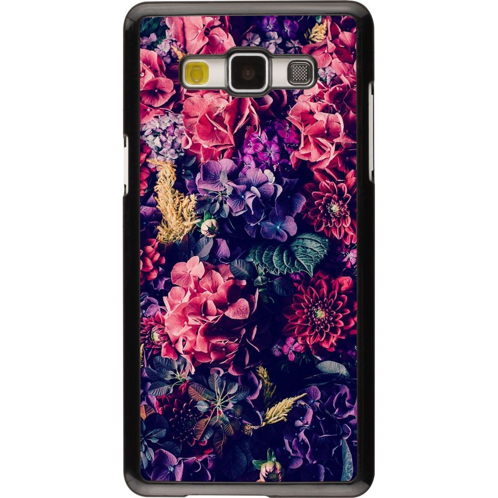 Coque Samsung Galaxy A5 - Flowers Dark