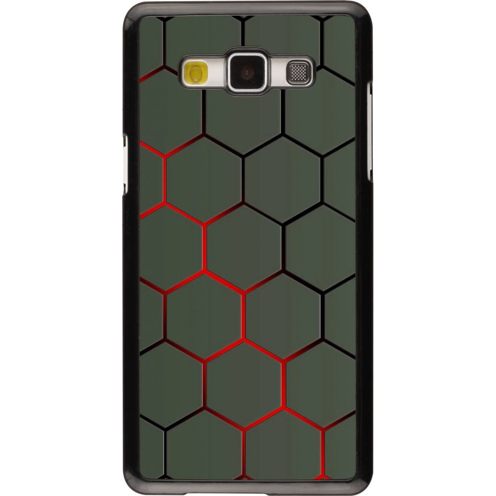 Hülle Samsung Galaxy A5 (2015) - Geometric Line red