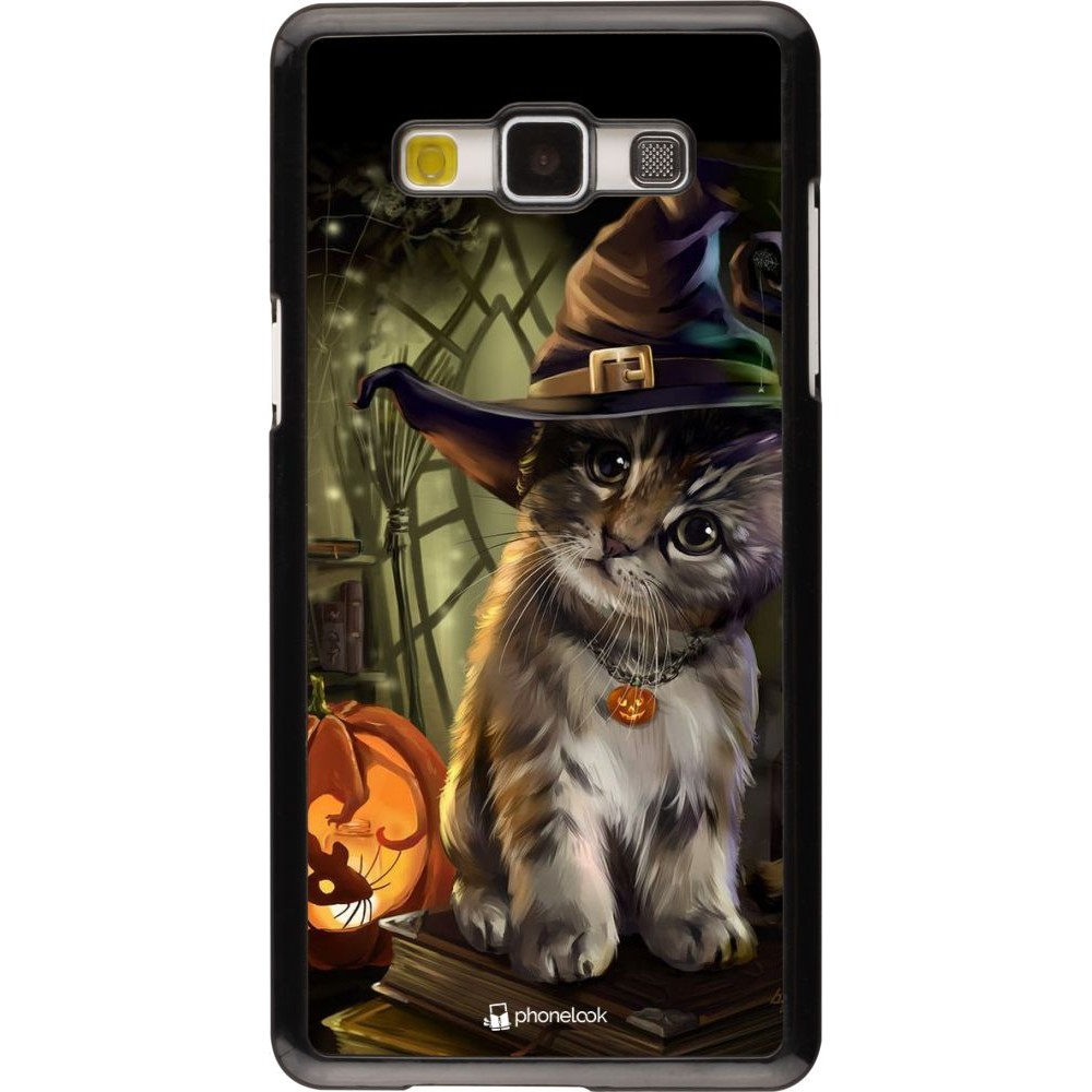 Hülle Samsung Galaxy A5 (2015) - Halloween 21 Witch cat
