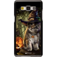 Hülle Samsung Galaxy A5 (2015) - Halloween 21 Witch cat