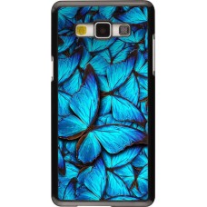 Hülle Samsung Galaxy A5 (2015) - Papillon - Bleu
