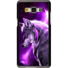 Hülle Samsung Galaxy A5 (2015) - Purple Sky Wolf