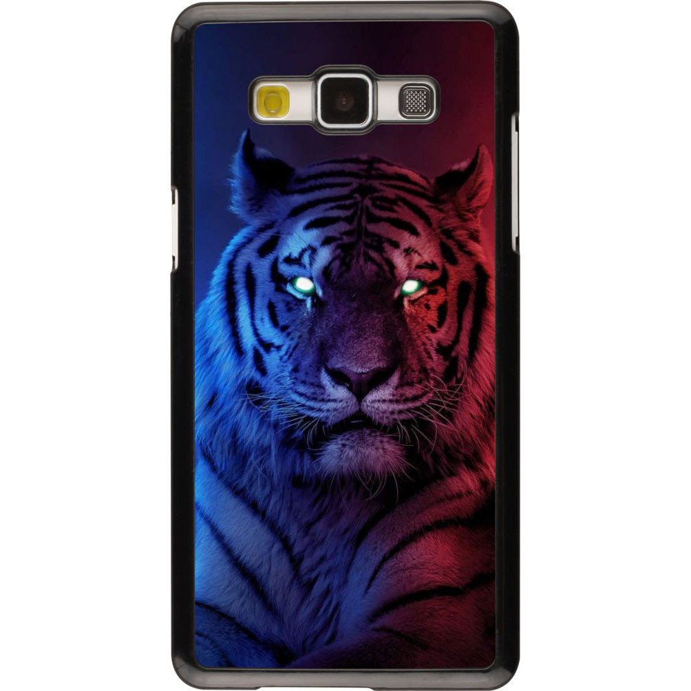 Hülle Samsung Galaxy A5 (2015) - Tiger Blue Red