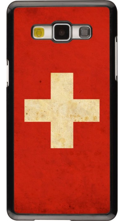 Hülle Samsung Galaxy A5 - Vintage Flag SWISS