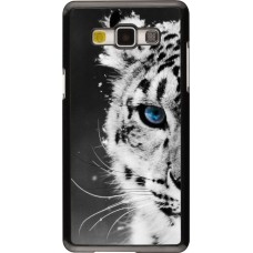 Hülle Samsung Galaxy A5 (2015) - White tiger blue eye