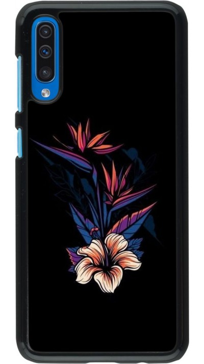 Coque Samsung Galaxy A50 - Dark Flowers