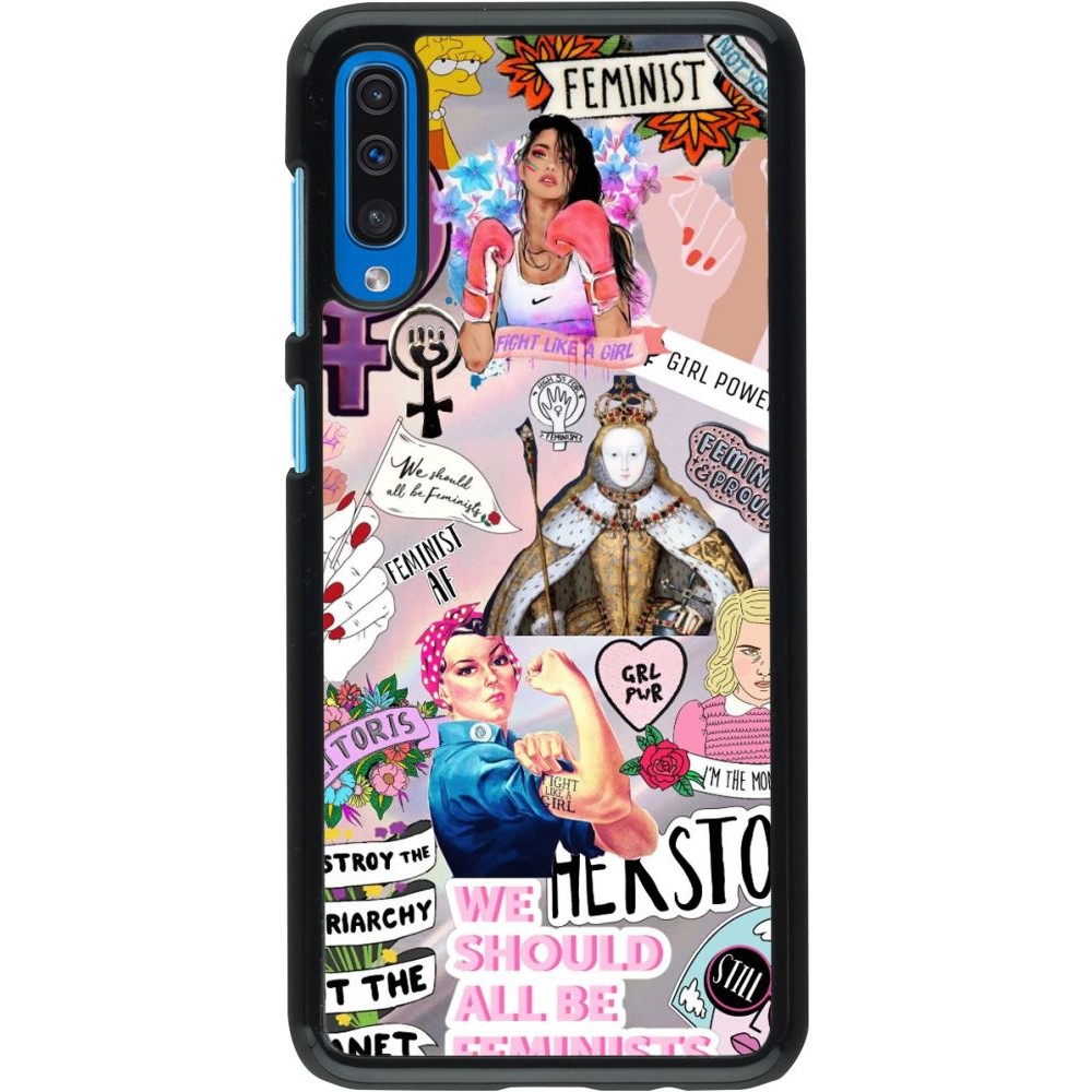 Coque Samsung Galaxy A50 - Girl Power Collage