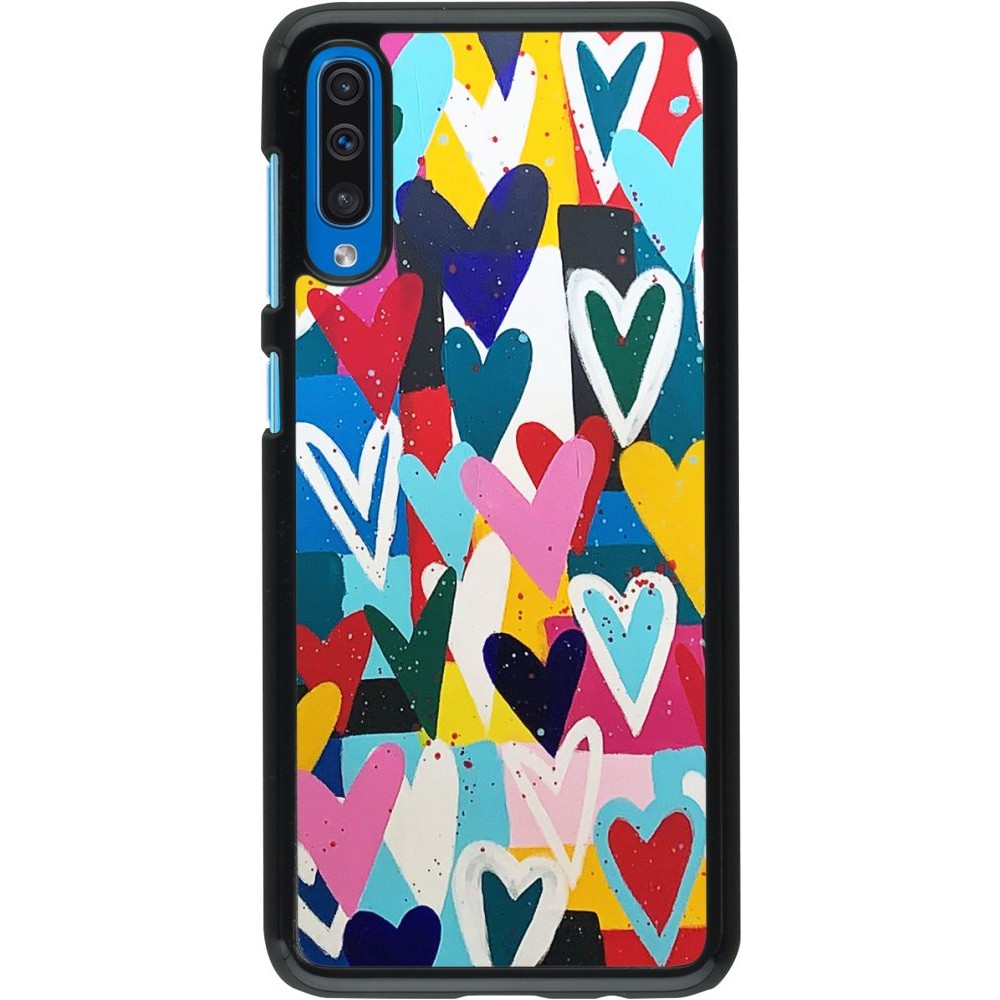 Coque Samsung Galaxy A50 - Joyful Hearts