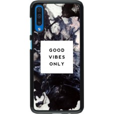 Coque Samsung Galaxy A50 - Marble Good Vibes Only