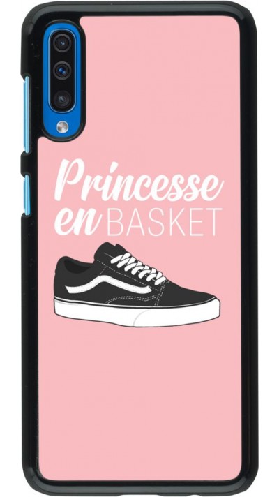 Coque Samsung Galaxy A50 - princesse en basket
