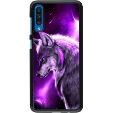 Hülle Samsung Galaxy A50 - Purple Sky Wolf