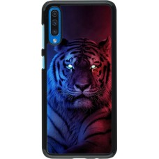 Hülle Samsung Galaxy A50 - Tiger Blue Red