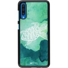 Hülle Samsung Galaxy A50 - Turtle Aztec Watercolor