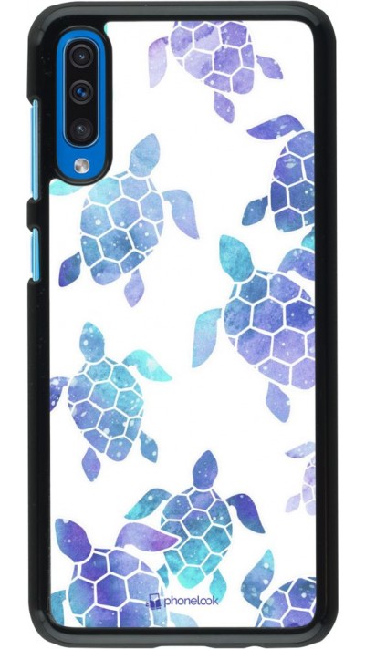 Coque Samsung Galaxy A50 - Turtles pattern watercolor