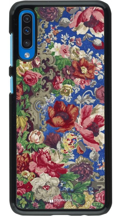 Coque Samsung Galaxy A50 - Vintage Art Flowers