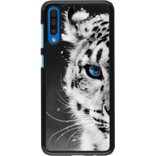 Hülle Samsung Galaxy A50 - White tiger blue eye