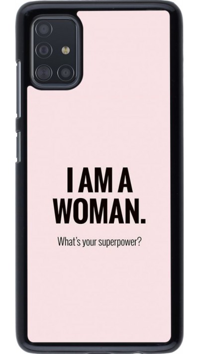 Hülle Samsung Galaxy A51 - I am a woman