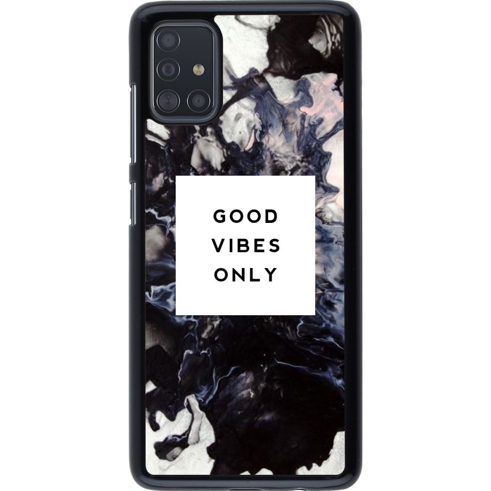 Hülle Samsung Galaxy A51 - Marble Good Vibes Only