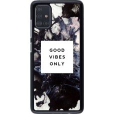 Coque Samsung Galaxy A51 - Marble Good Vibes Only