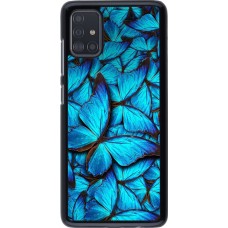 Coque Samsung Galaxy A51 - Papillon - Bleu