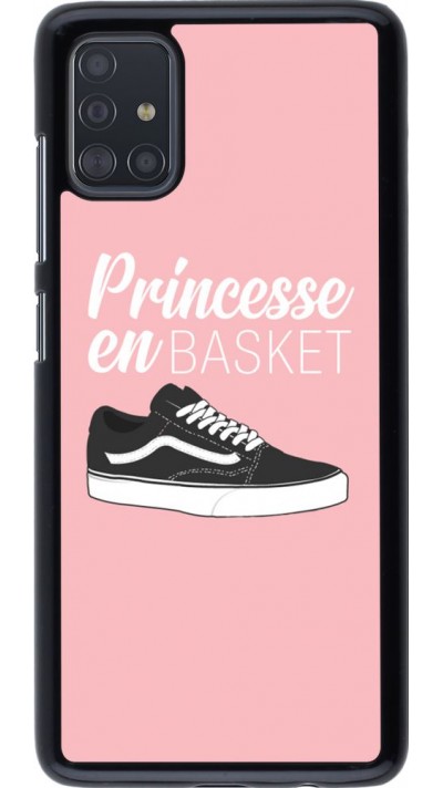 Coque Samsung Galaxy A51 - princesse en basket