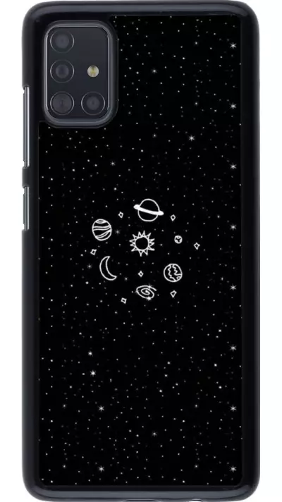 Coque Samsung Galaxy A51 - Space Doodle
