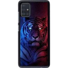 Hülle Samsung Galaxy A51 - Tiger Blue Red