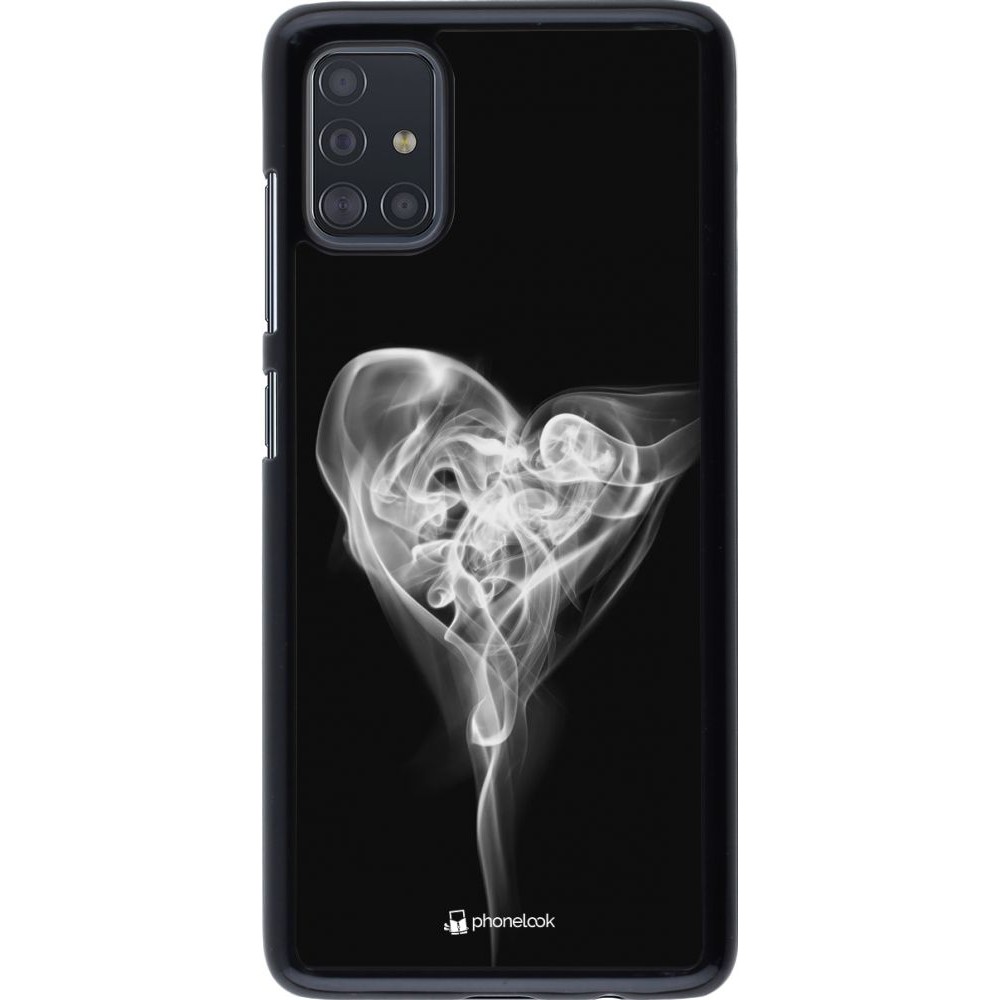 Hülle Samsung Galaxy A51 - Valentine 2022 Black Smoke