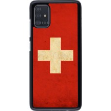 Hülle Samsung Galaxy A51 - Vintage Flag SWISS