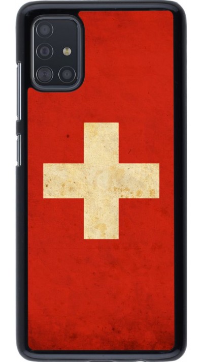 Hülle Samsung Galaxy A51 - Vintage Flag SWISS