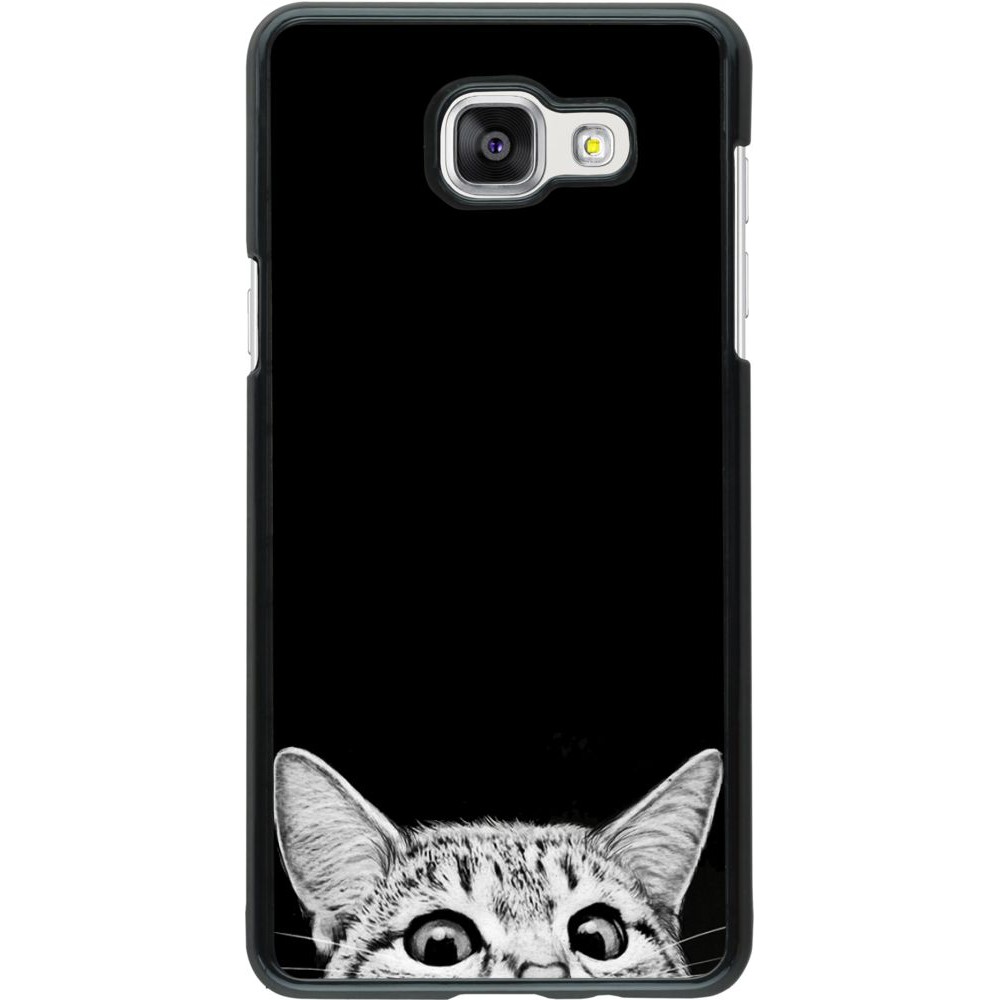 Coque Samsung Galaxy A5 (2016) - Cat Looking Up Black