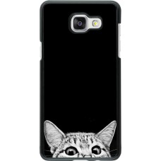 Coque Samsung Galaxy A5 (2016) - Cat Looking Up Black
