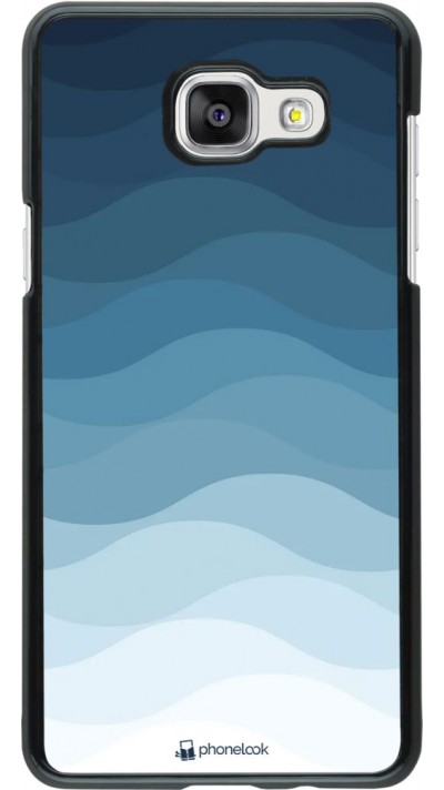 Hülle Samsung Galaxy A5 (2016) - Flat Blue Waves