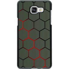 Coque Samsung Galaxy A5 (2016) - Geometric Line red