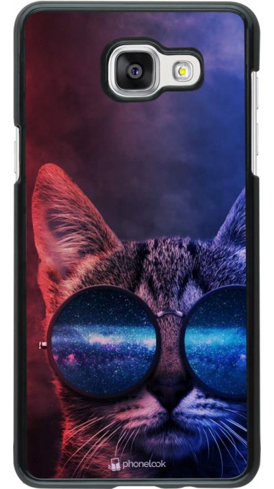 Coque Samsung Galaxy A5 (2016) - Red Blue Cat Glasses