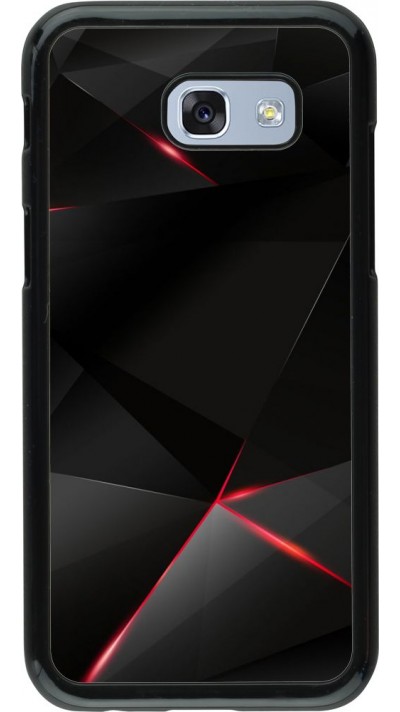 Hülle Samsung Galaxy A5 (2017) - Black Red Lines