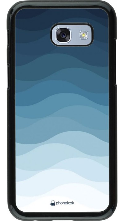 Hülle Samsung Galaxy A5 (2017) - Flat Blue Waves