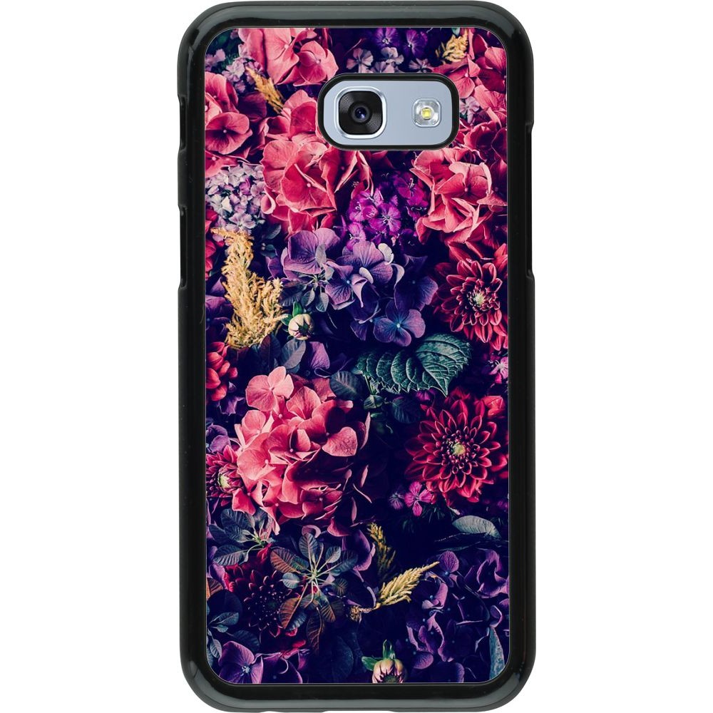 Hülle Samsung Galaxy A5 (2017) - Flowers Dark