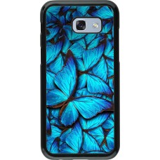 Hülle Samsung Galaxy A5 (2017) - Papillon - Bleu
