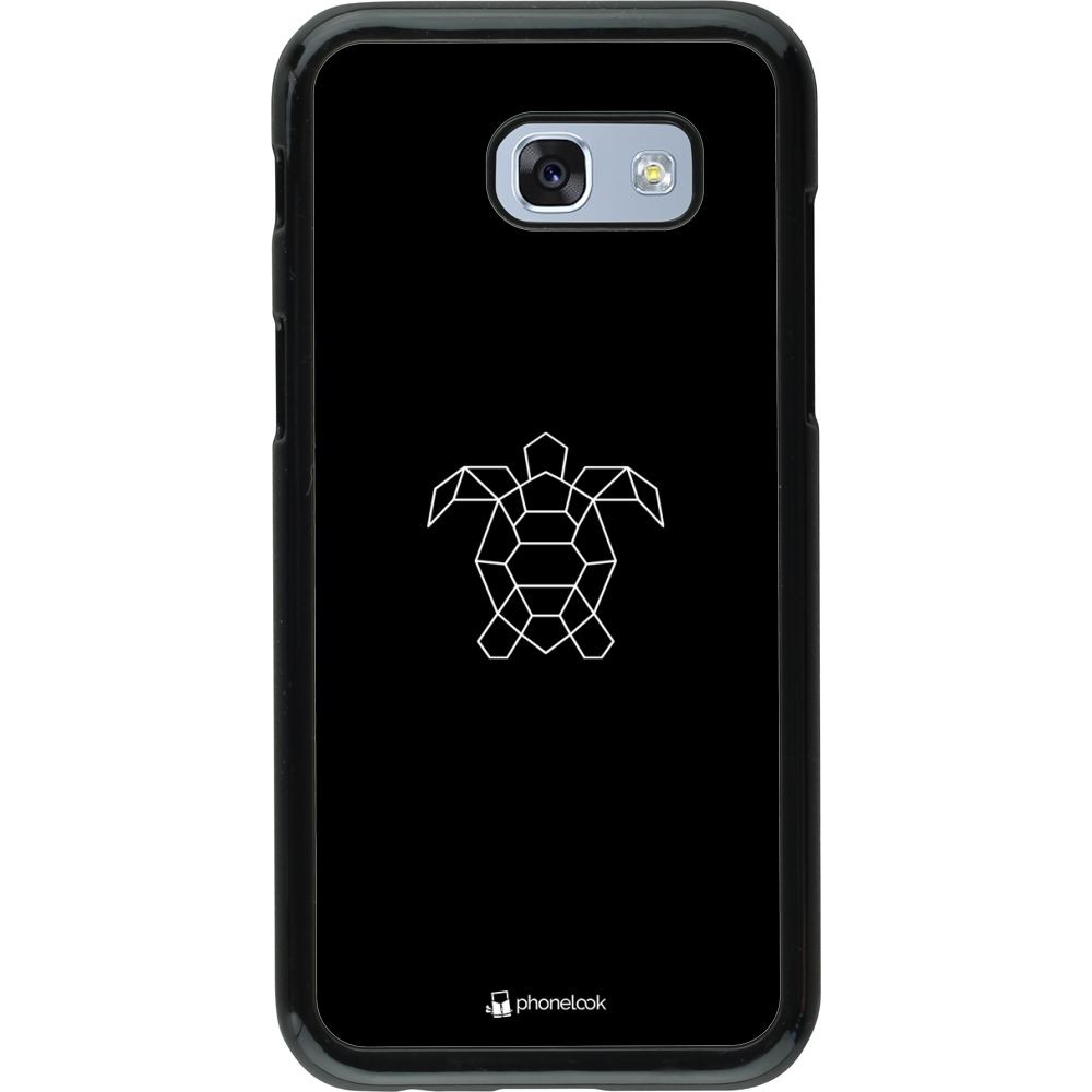 Coque Samsung Galaxy A5 (2017) - Turtles lines on black